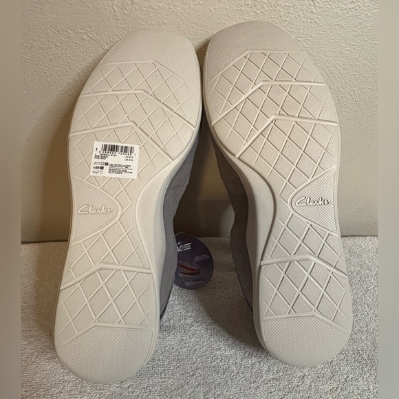 Clarks Men's Gorwin Step Sneaker Loafers Sz 9M Gray Suede Casual City - Picture 7 of 10